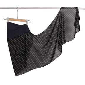 MLB5  Printed Plaid Heart Polka Dot Crystal Ramie Hijab