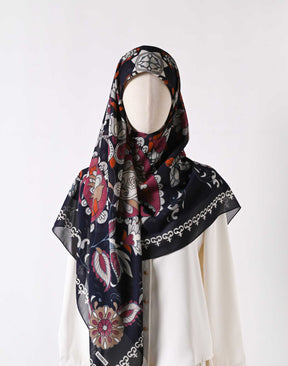 130 crystal chiffon 01  130*130cm Chiffon Scarf Silk Printed Sunscreen Scarf