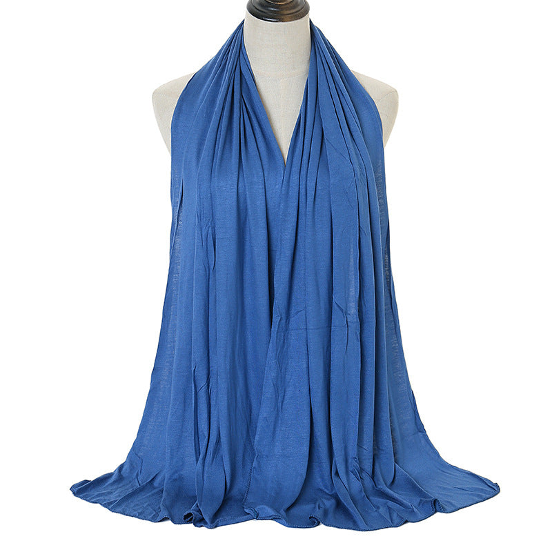 YW125  Modal solid color long scarf
