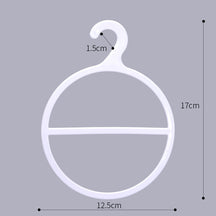 Perchero para bufandas n.° 5508 de 13 cm, para tienda de ropa, perchero de plástico grueso para almacenamiento de bufandas, toallas y ropa