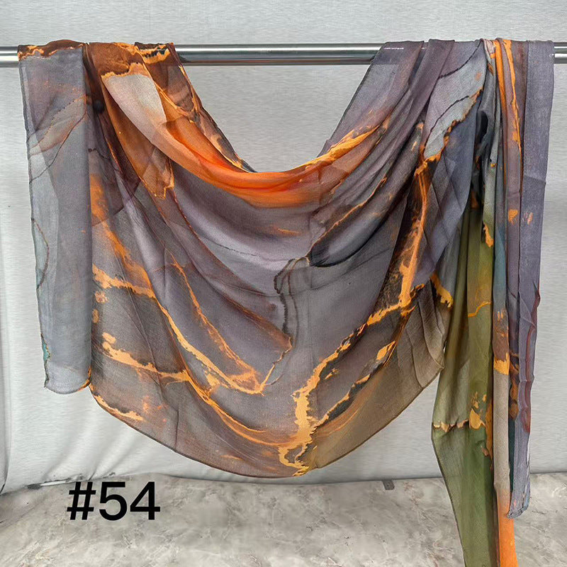 HY013 Soft & Breathable Single Needle Modal Hijab