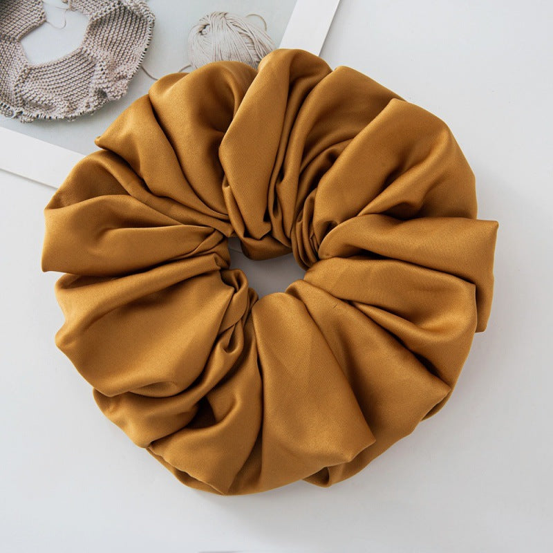 WJA299  Large size ladies' big head bouquet chiffon large intestine circle hairband