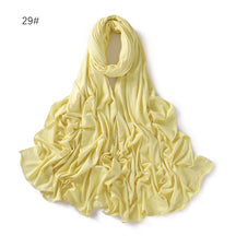 YZ101  Small-Size Plain Mercerized Cotton Jersey Hijab