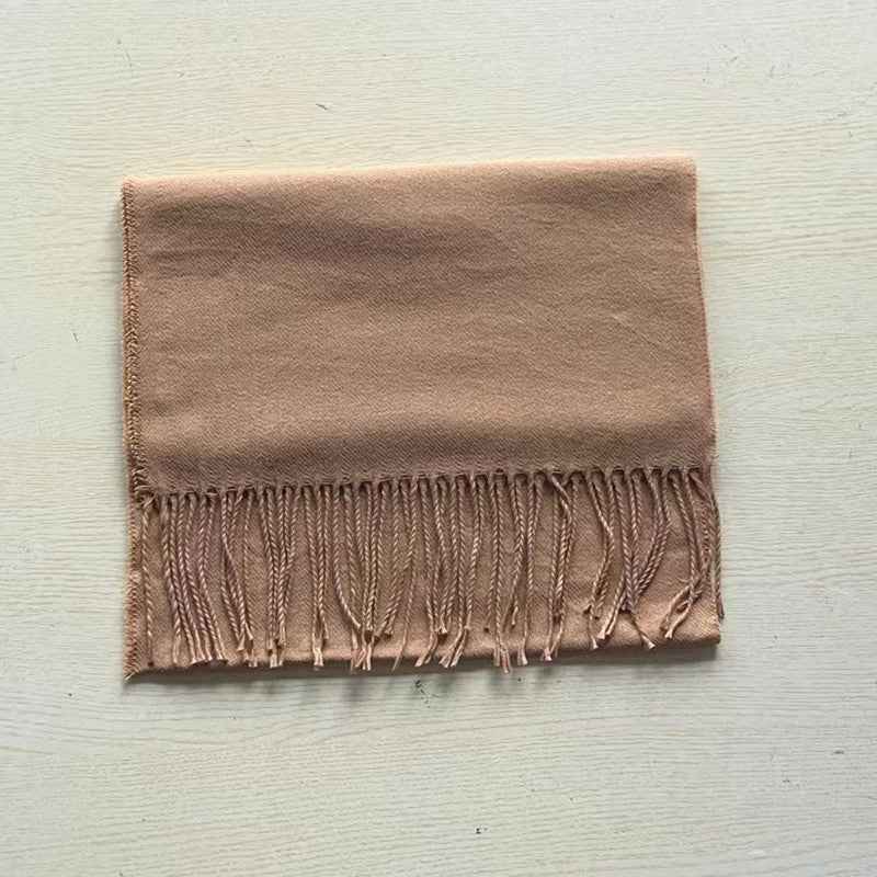 TL-32  Fashion Plaid Faux Cashmere Scarf