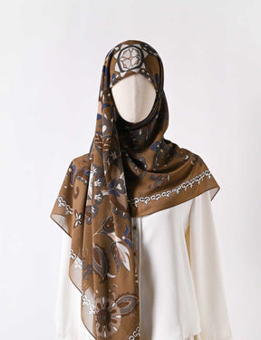 130 crystal chiffon 01  130*130cm Chiffon Scarf Silk Printed Sunscreen Scarf