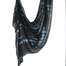 WJ001  Printed Tie-Dye Polyester Long Hijab