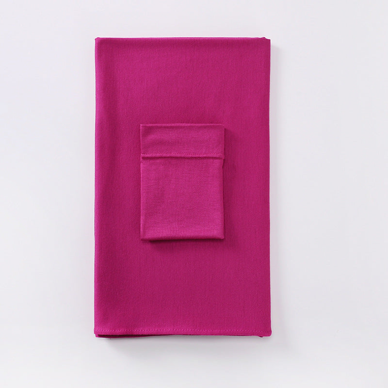 MSL284 set tudung instant cotton plain cotton bawah cap