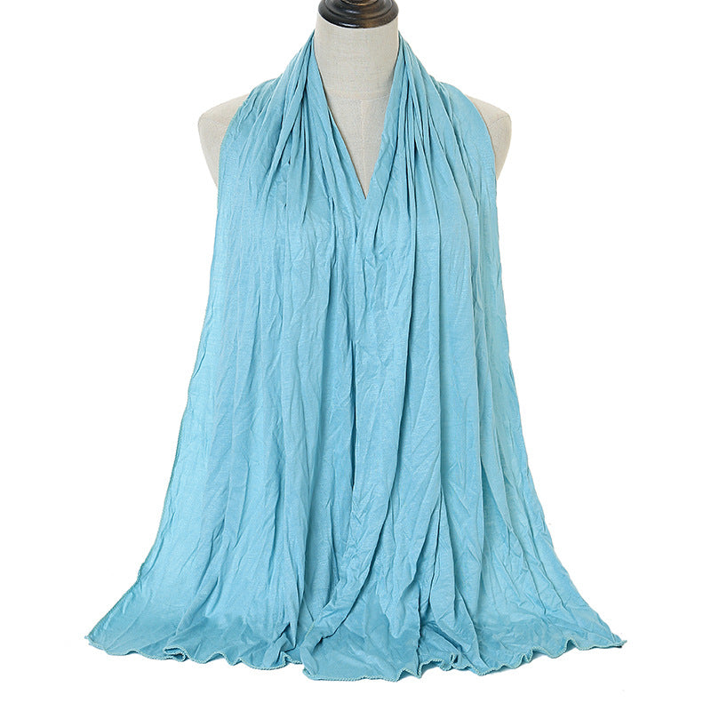 YW125  Modal solid color long scarf
