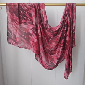JB020  Fashion Single Stitch Printed Modal Hijab