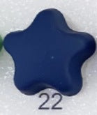 GR0631  Star-shaped magnetic silk scarf fixing buckle 51 colors available
