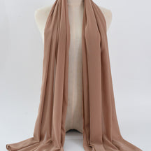 G50 132 colores Hijab de gasa perla