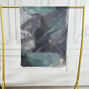 WJ002  Modal printed muslin scarf