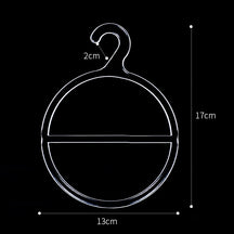 Perchero para bufandas n.° 5508 de 13 cm, para tienda de ropa, perchero de plástico grueso para almacenamiento de bufandas, toallas y ropa