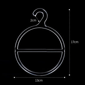 Perchero para bufandas n.° 5508 de 13 cm, para tienda de ropa, perchero de plástico grueso para almacenamiento de bufandas, toallas y ropa