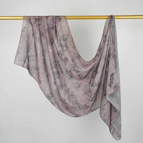 BF007  Polyester-cotton tie-dye watercolor hijab