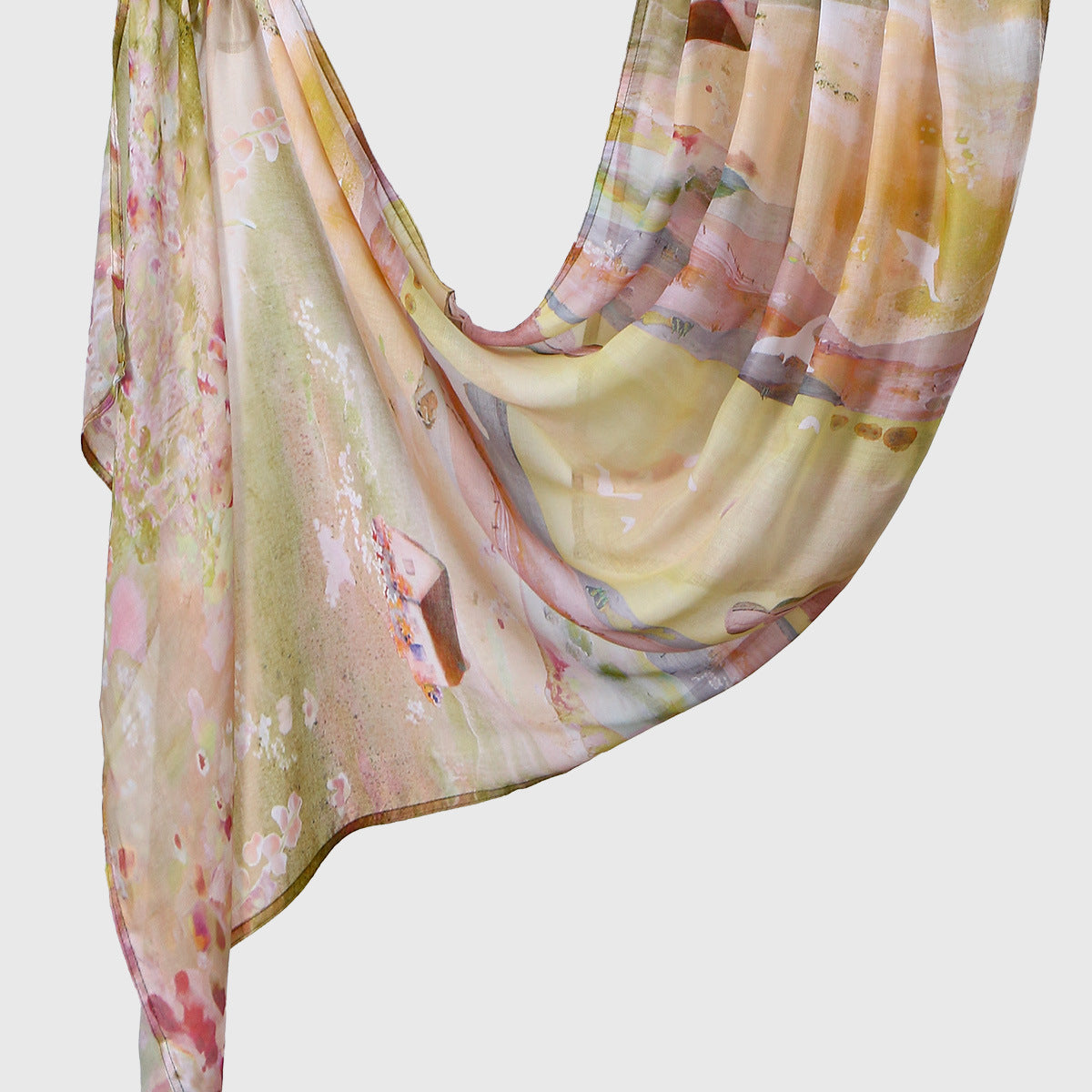 YW560  Fashionable Printed Viscose Minimalist Hijab
