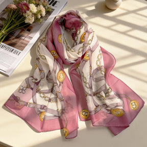 XX2001   Versatile Printed Chiffon Scarf