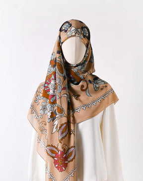 130 crystal chiffon 01  130*130cm Chiffon Scarf Silk Printed Sunscreen Scarf