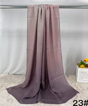 HY013 Printed modal Muslim hijab single stitch