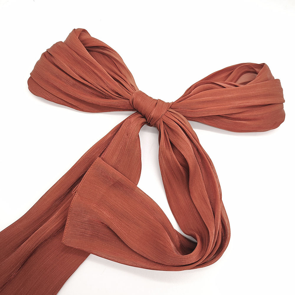 JS005  Island Satin Crepe Long Scarf