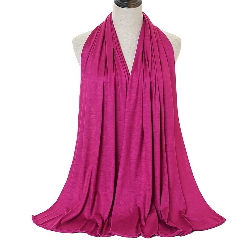 YW125  Modal solid color long scarf