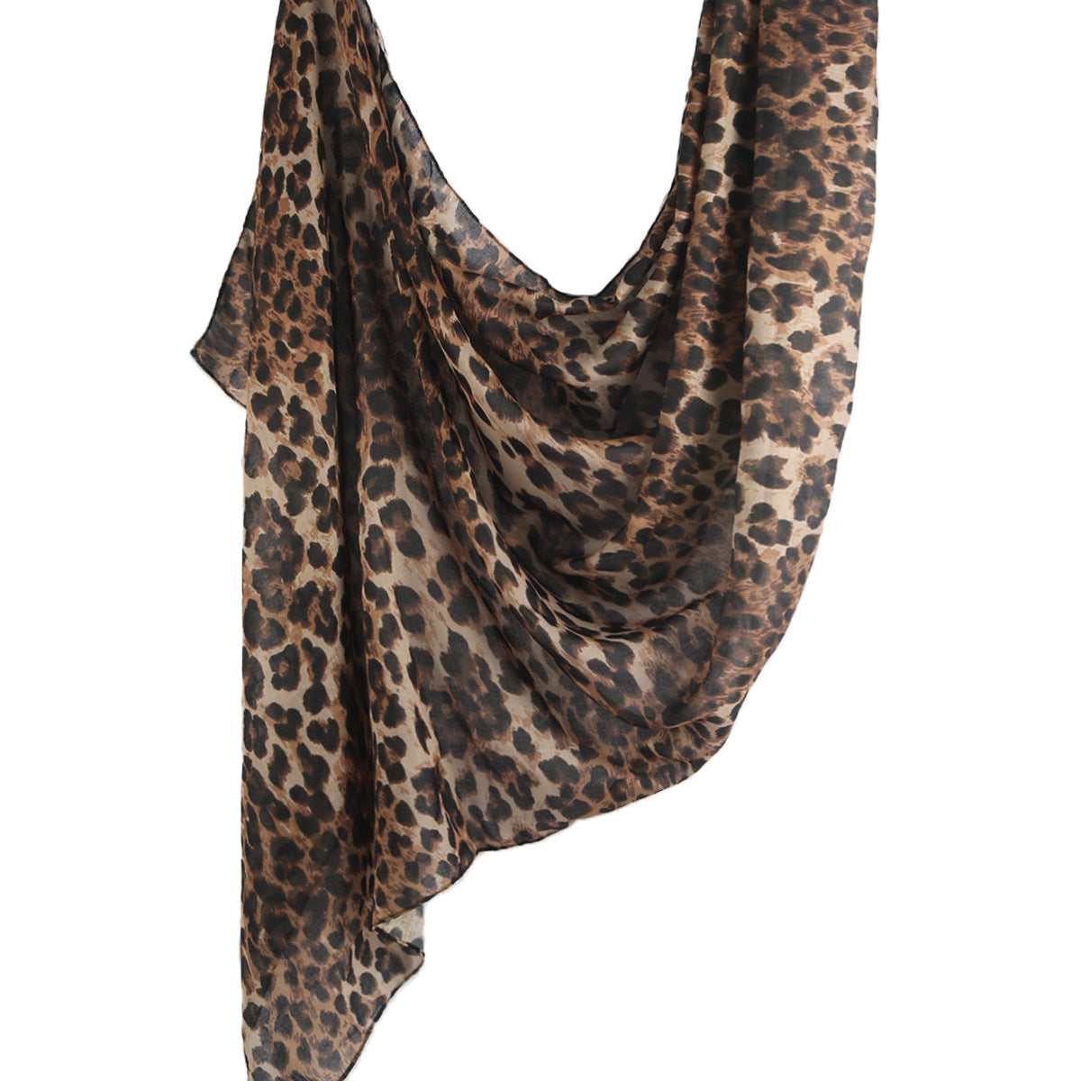 WJ001  Printed Tie-Dye Polyester Long Hijab