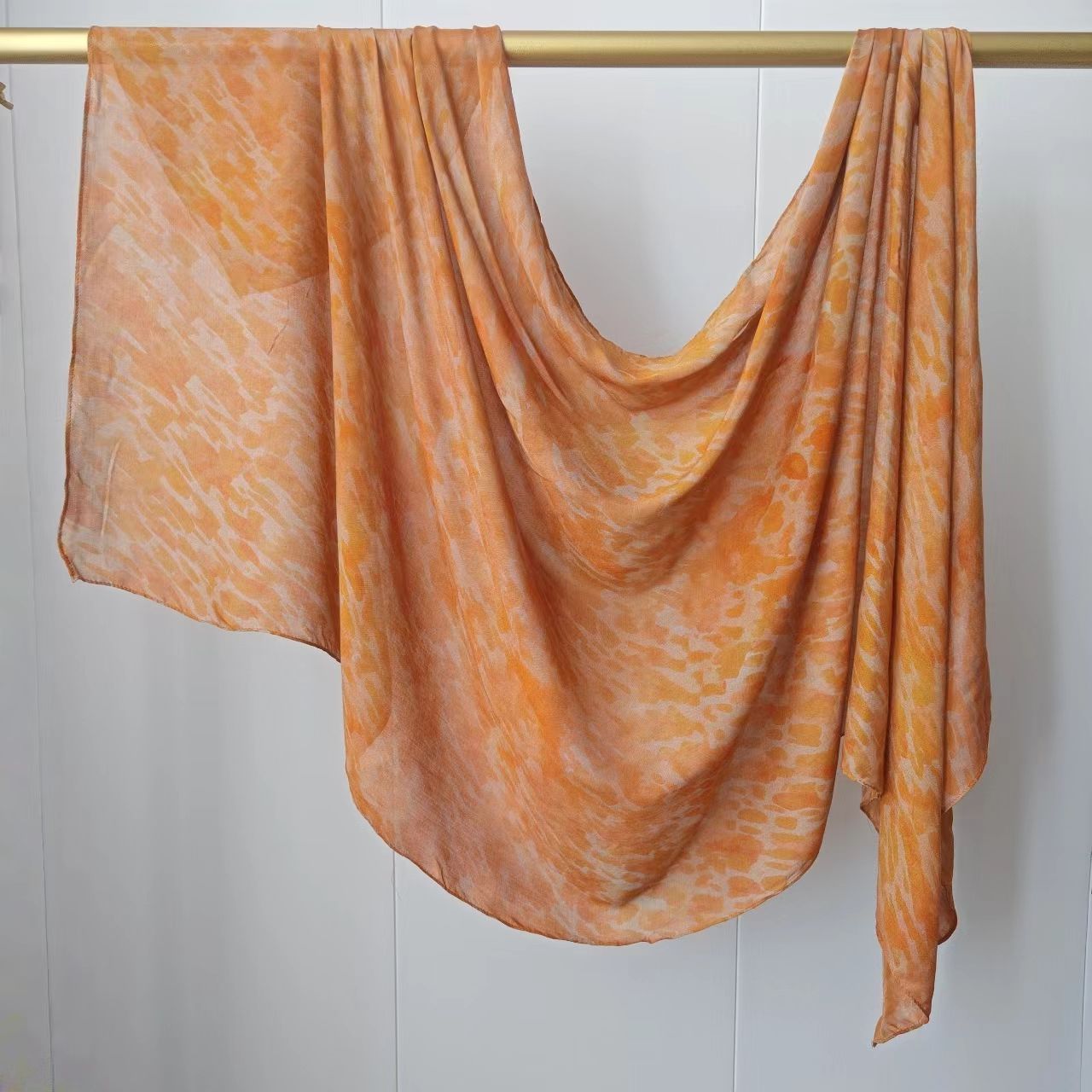 JB020  Fashion Single Stitch Printed Modal Hijab