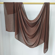JBWJ002  30S Modal Breathable Plain Single Stitch Hijab