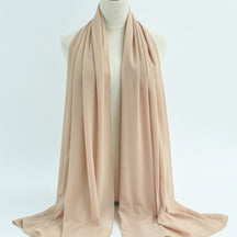G50 132 colores Hijab de gasa perla