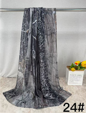 HY013 Soft & Breathable Single Needle Modal Hijab