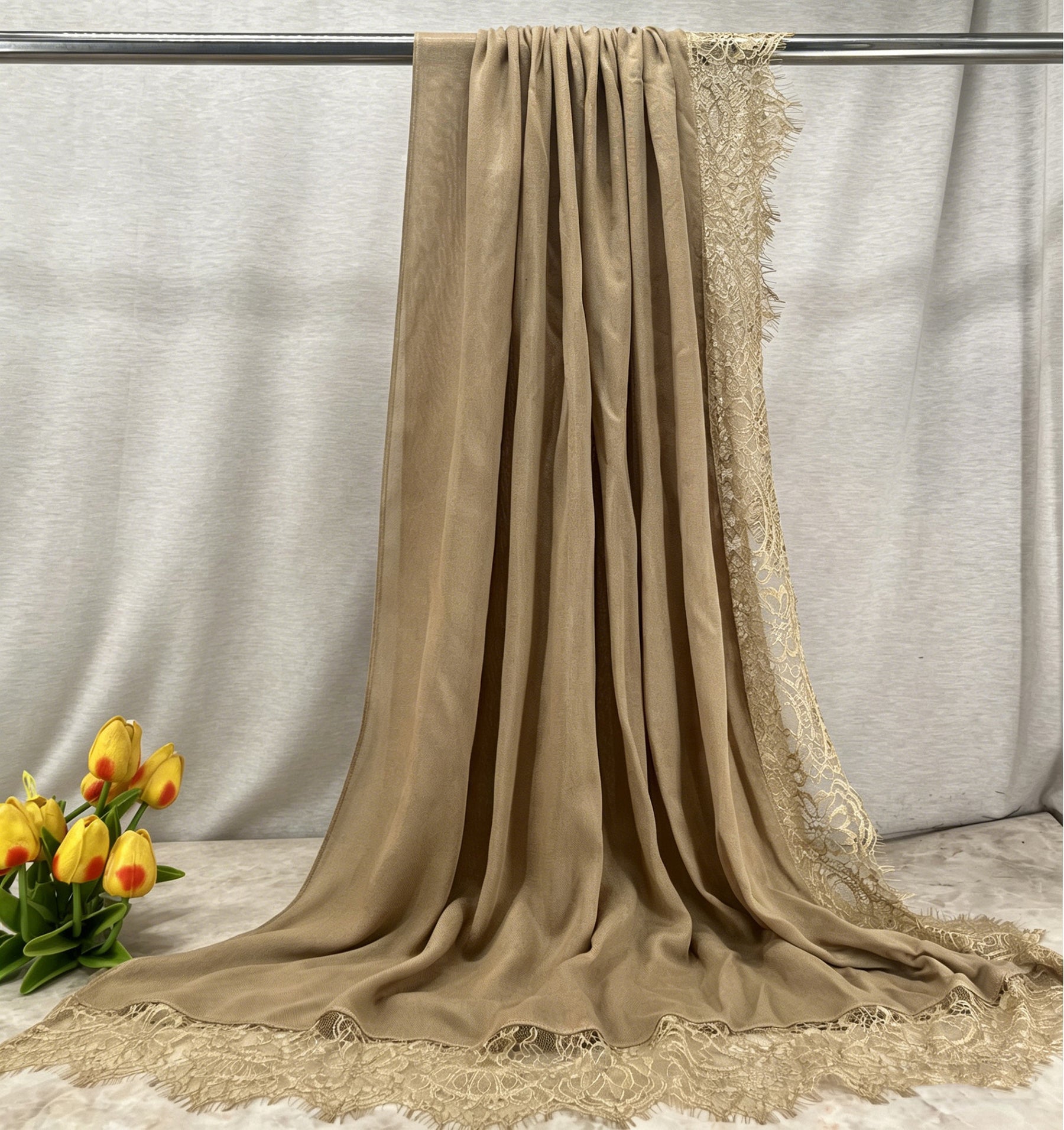 HY004   ELEGANT PLAIN BREATHABLE MODAL HIJAB