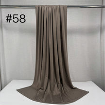 HY011 Plain Liquid Jersey Hijab