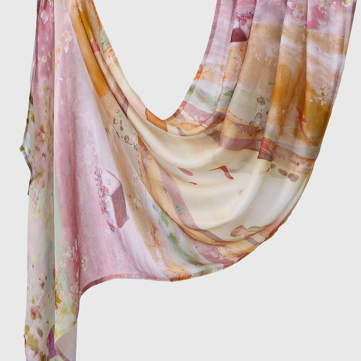 YW560  Fashionable Printed Viscose Minimalist Hijab