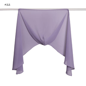 YZ317  Plain Pearl Chiffon Hijab with Built-in Magnetic Closure