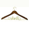 23 - Gold - Double Heart BRIDE - Walnut