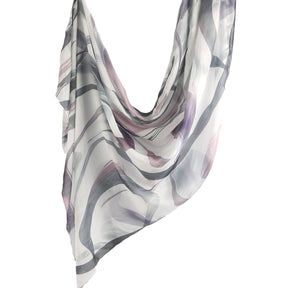 WJ001  Printed Tie-Dye Polyester Long Hijab