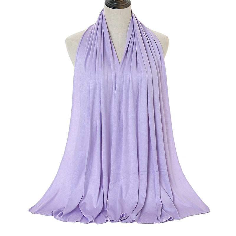 YW125  Modal solid color long scarf