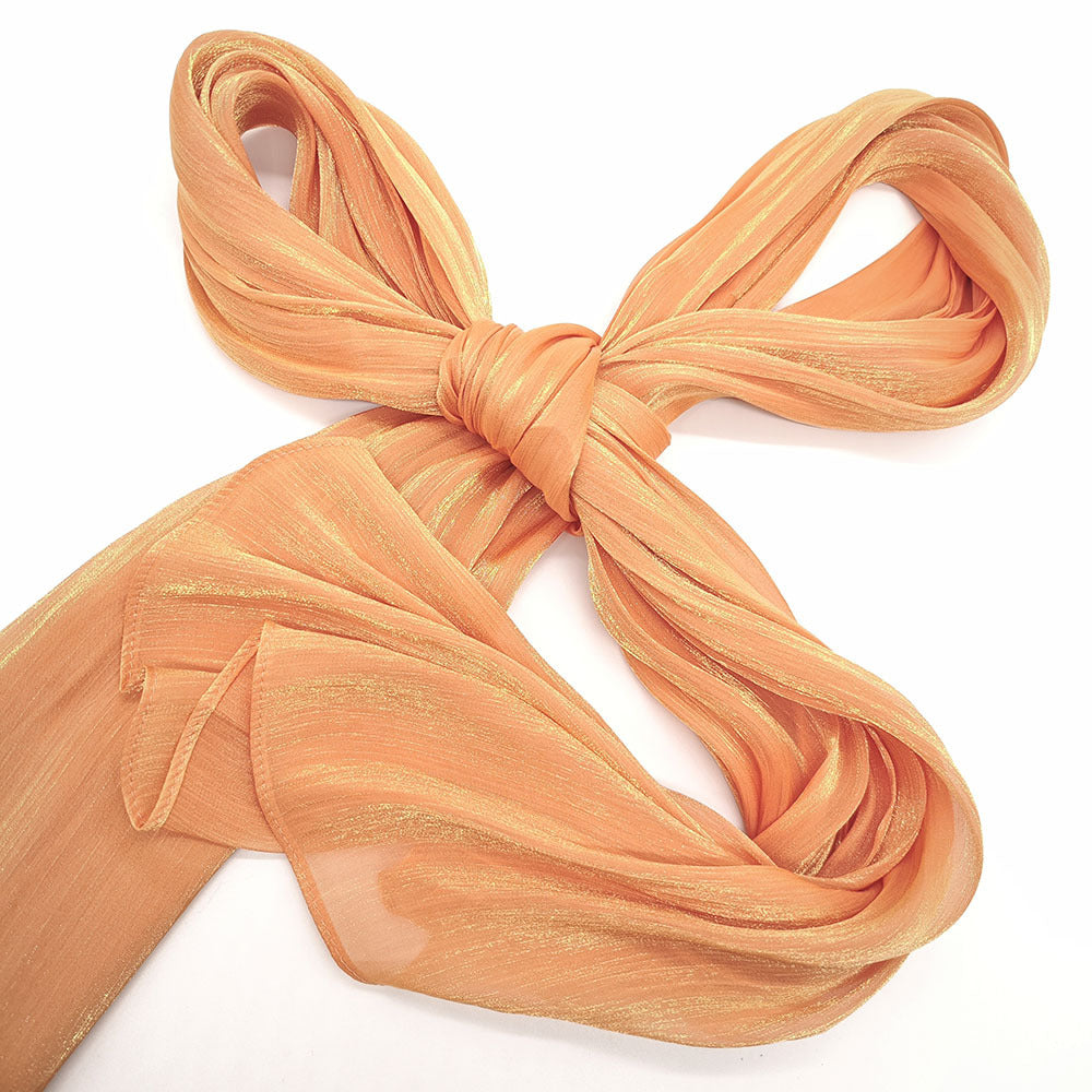 JS005  Island Satin Crepe Long Scarf