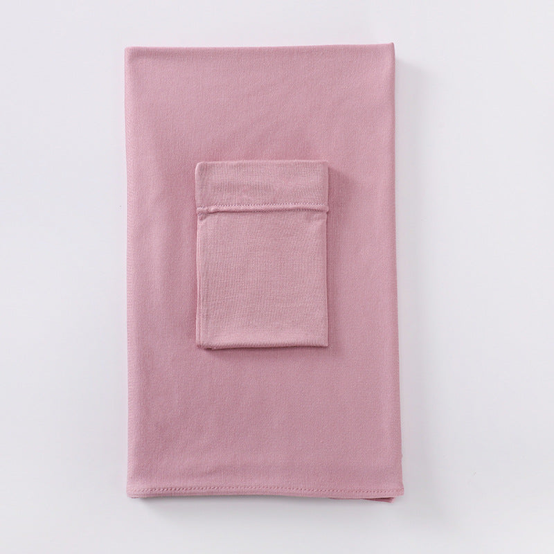 MSL284 set tudung instant cotton plain cotton bawah cap
