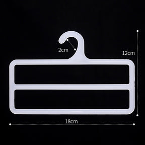 Perchero para bufandas n.° 5508 de 13 cm, para tienda de ropa, perchero de plástico grueso para almacenamiento de bufandas, toallas y ropa