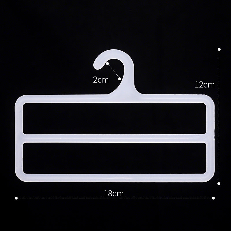 Perchero para bufandas n.° 5508 de 13 cm, para tienda de ropa, perchero de plástico grueso para almacenamiento de bufandas, toallas y ropa