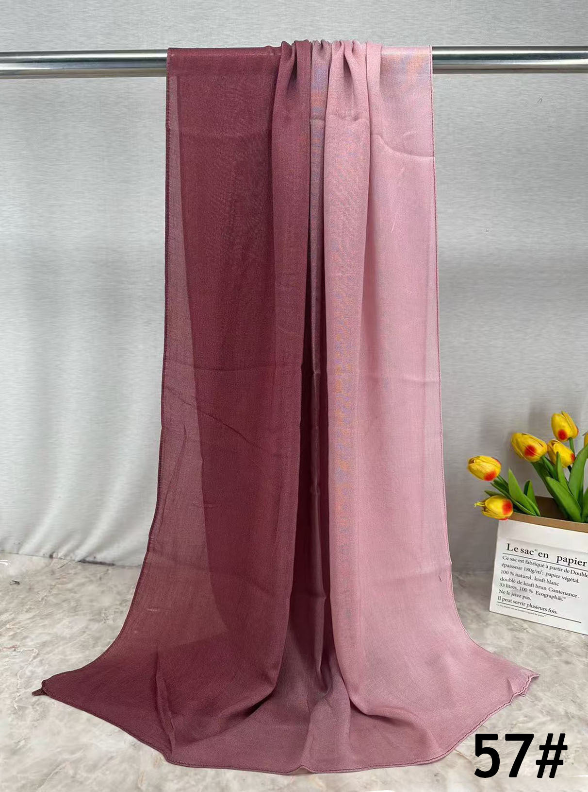 HY013 Soft & Breathable Single Needle Modal Hijab