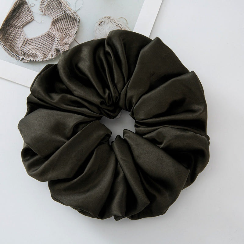 WJA299  Large size ladies' big head bouquet chiffon large intestine circle hairband