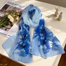 XX2001   Versatile Printed Chiffon Scarf