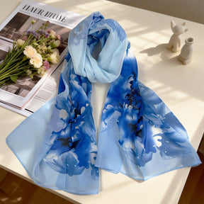 XX2001   Versatile Printed Chiffon Scarf