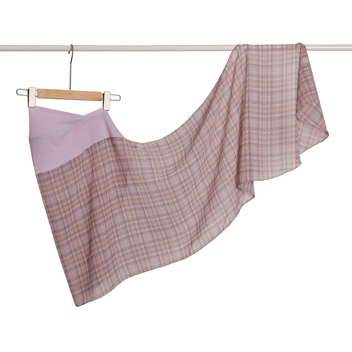 MLB5  Printed Plaid Heart Polka Dot Crystal Ramie Hijab