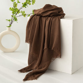 FH24-5559（2） Cotton and linen scarf scarf  winter scarf