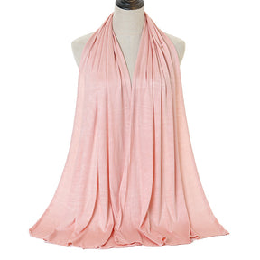 YW125  Modal solid color long scarf