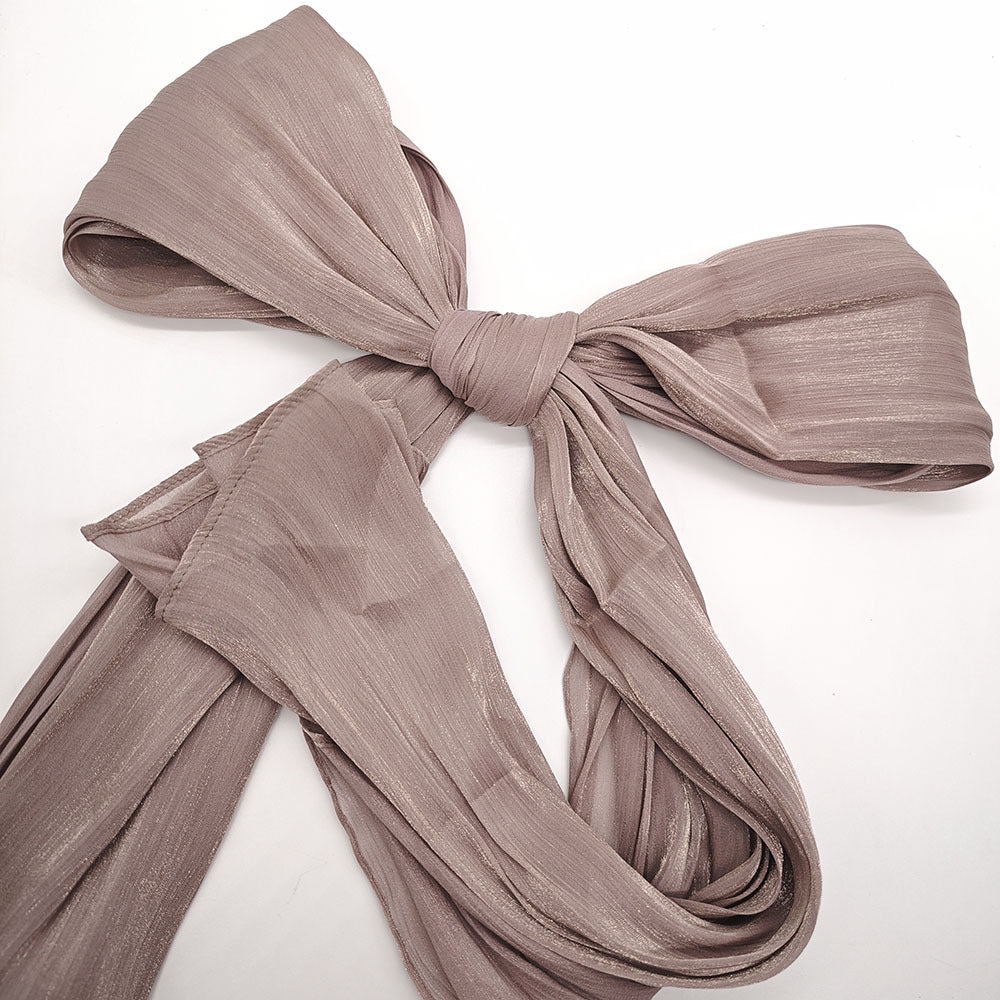 JS005  Island Satin Crepe Long Scarf