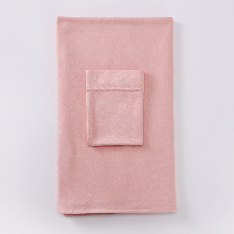 MSL284 set tudung instant cotton plain cotton bawah cap